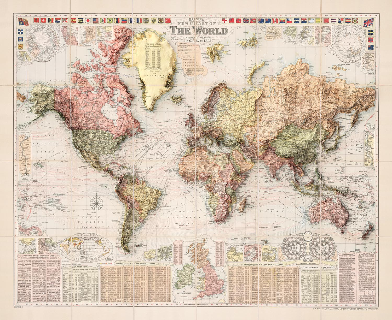 Image showing the difference between an Original map and a map that has undergone the Unique 3D transformation