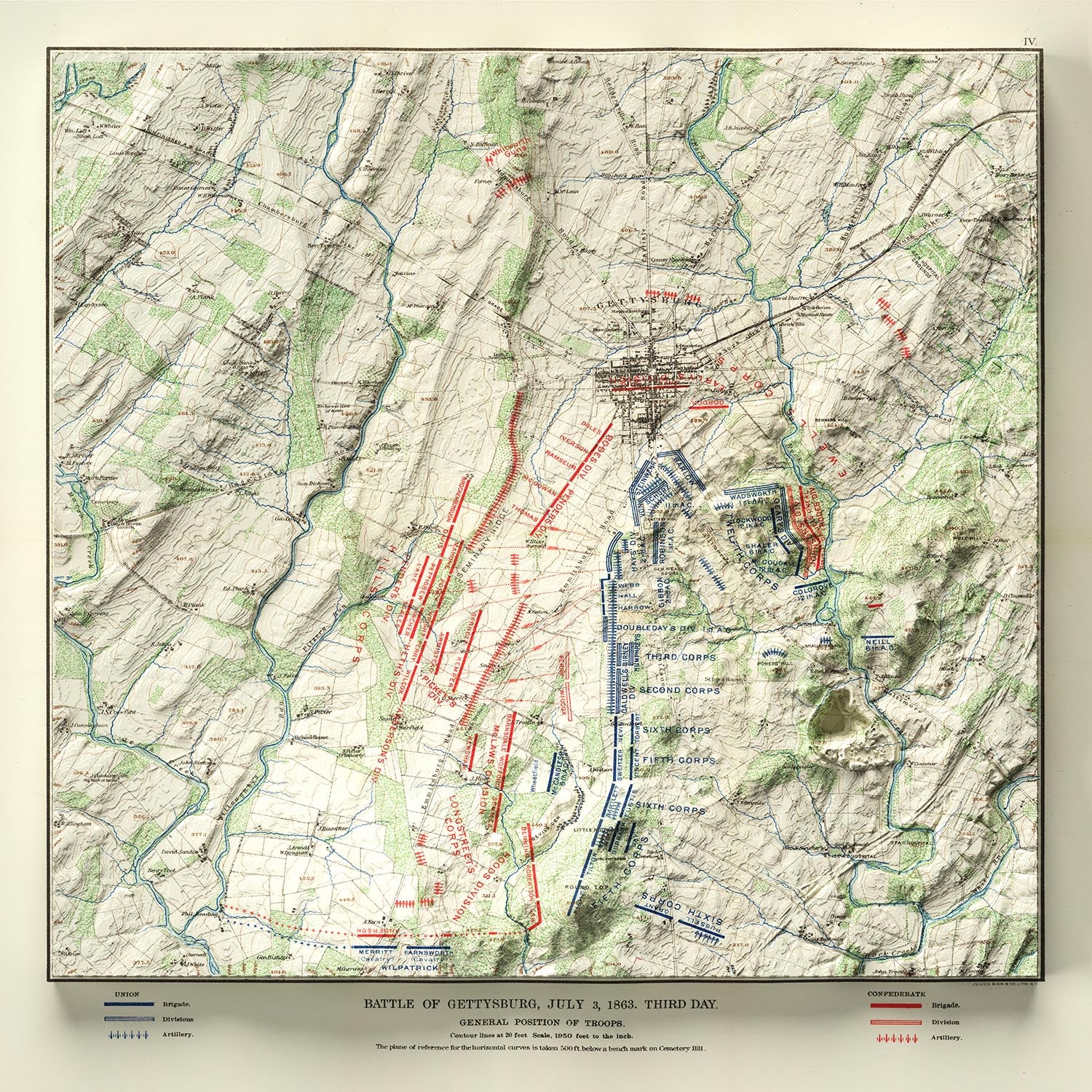 Image showing the difference between an Original map and a map that has undergone the Unique 3D transformation