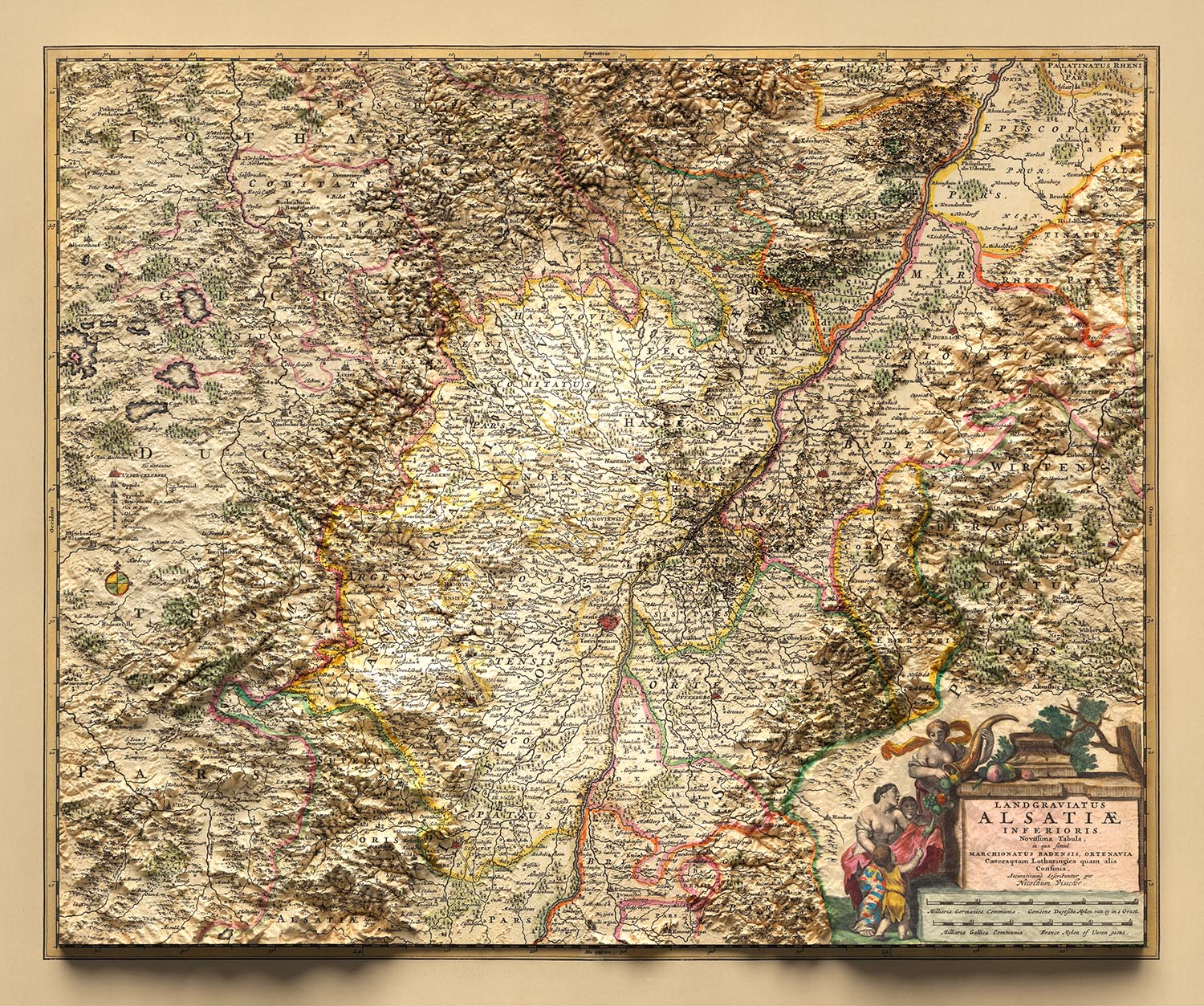 Image showing the difference between an Original map and a map that has undergone the Unique 3D transformation