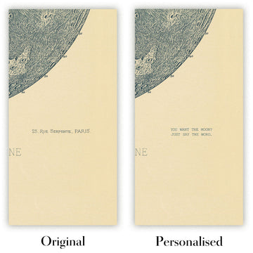 Image showing the difference between an Original map and a Personalised map