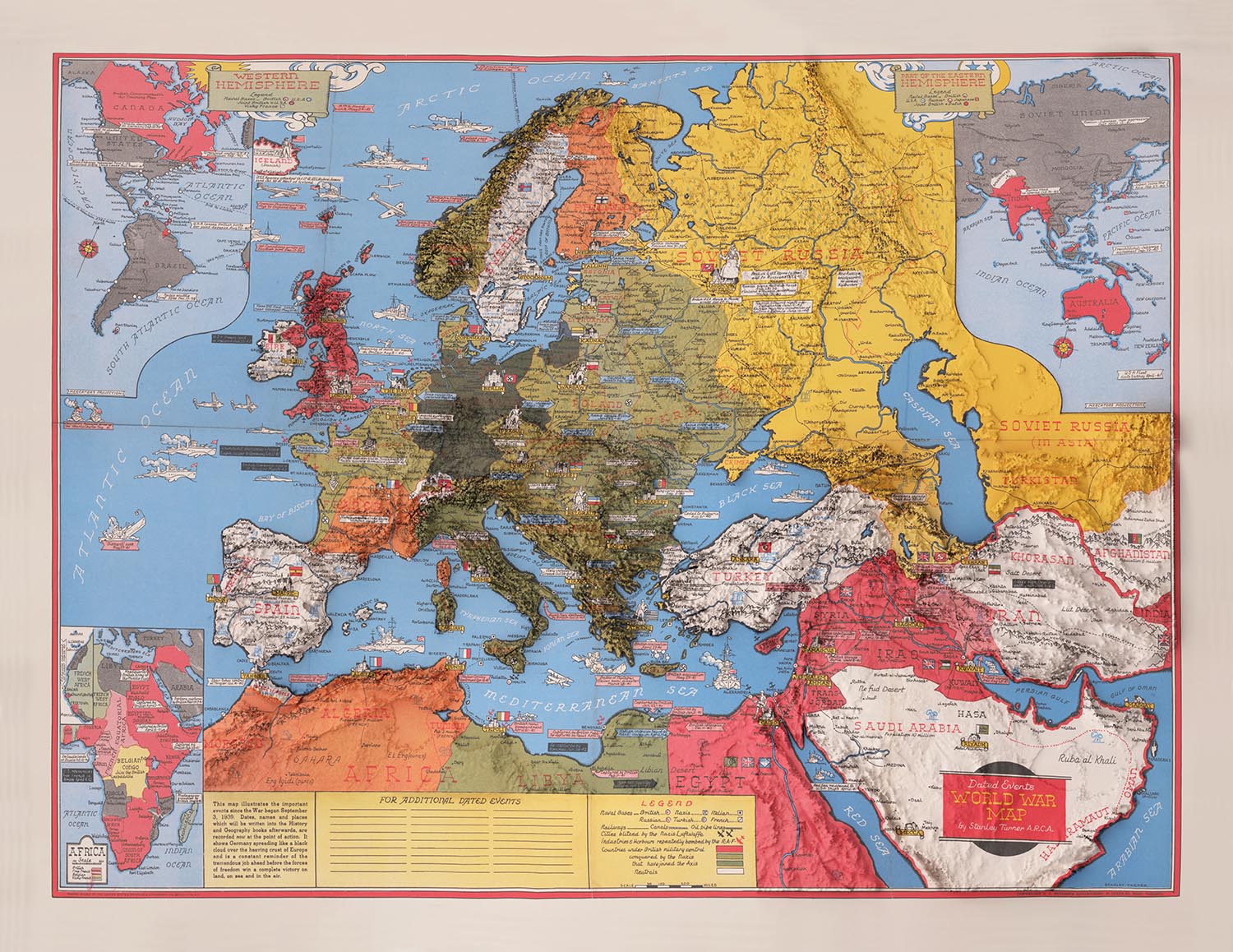 Image showing the difference between an Original map and a map that has undergone the Unique 3D transformation