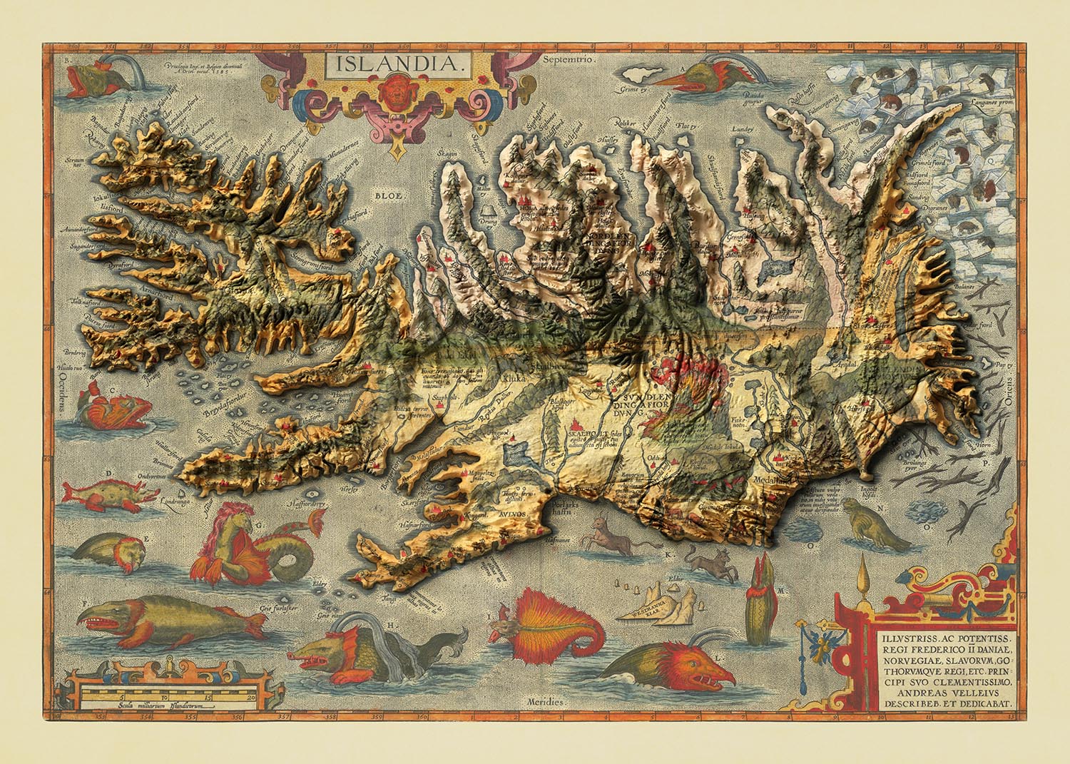 Image showing the difference between an Original map and a map that has undergone the Unique 3D transformation