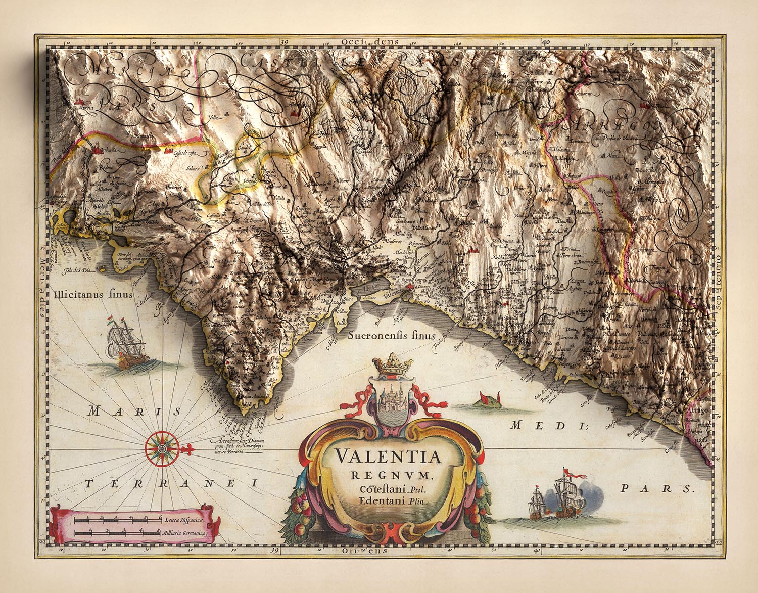 Image showing the difference between an Original map and a map that has undergone the Unique 3D transformation