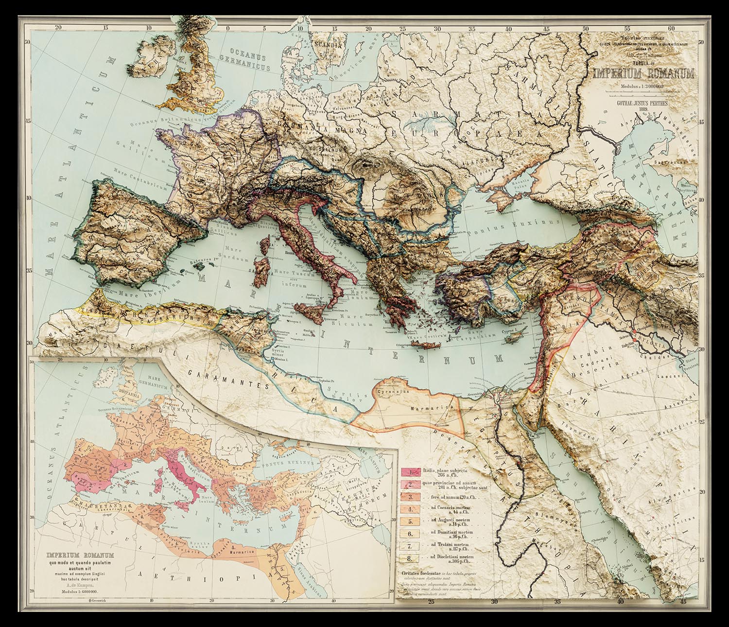 Image showing the difference between an Original map and a map that has undergone the Unique 3D transformation