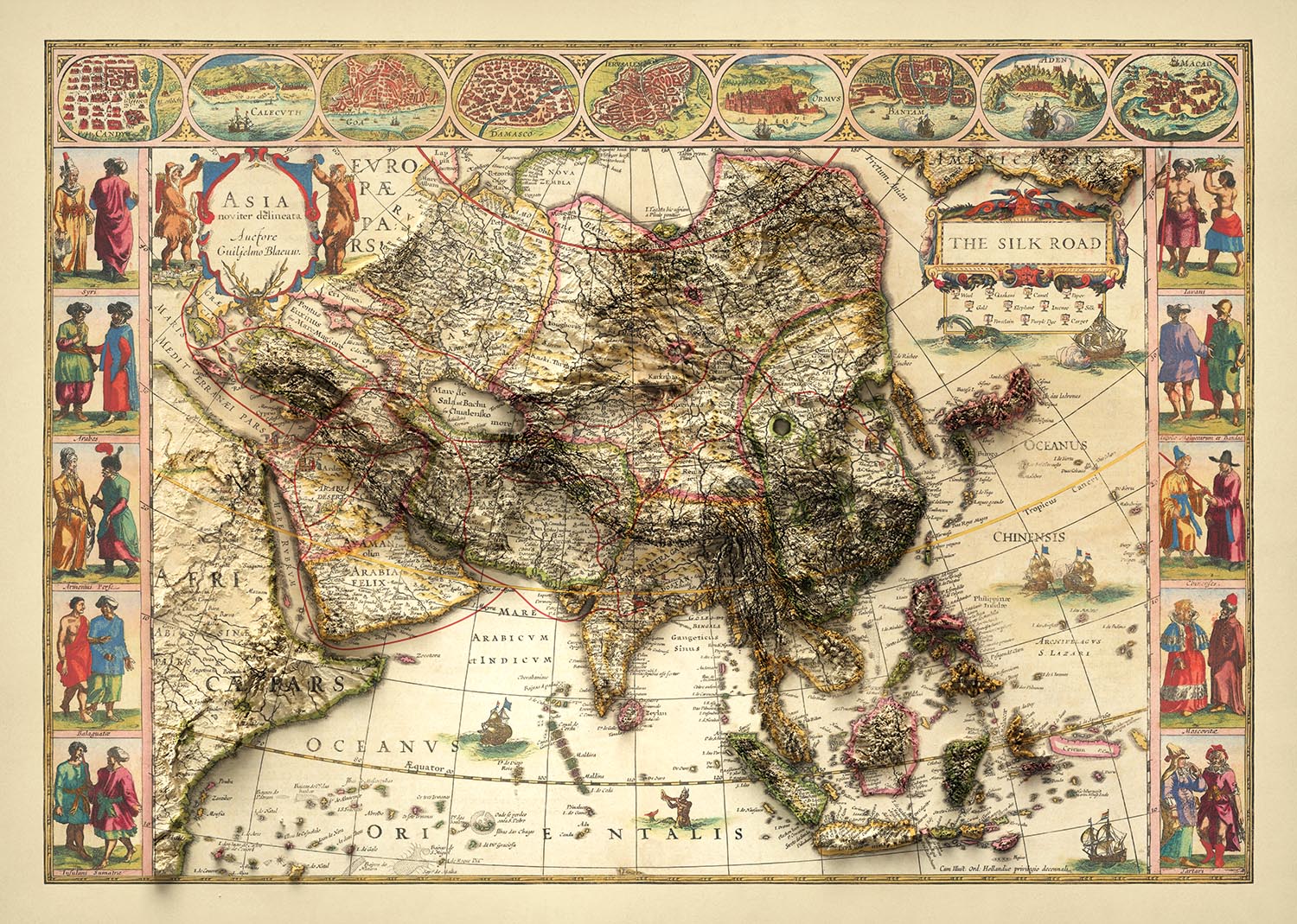 Image showing the difference between an Original map and a map that has undergone the Unique 3D transformation
