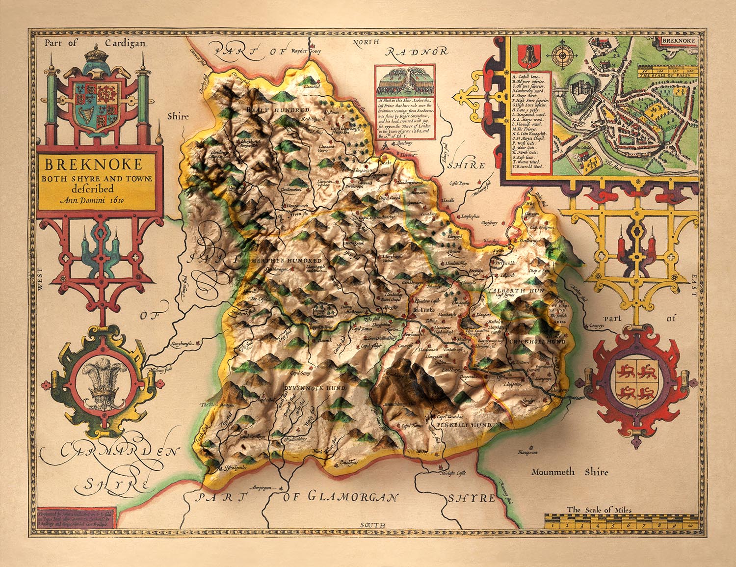Image showing the difference between an Original map and a map that has undergone the Unique 3D transformation