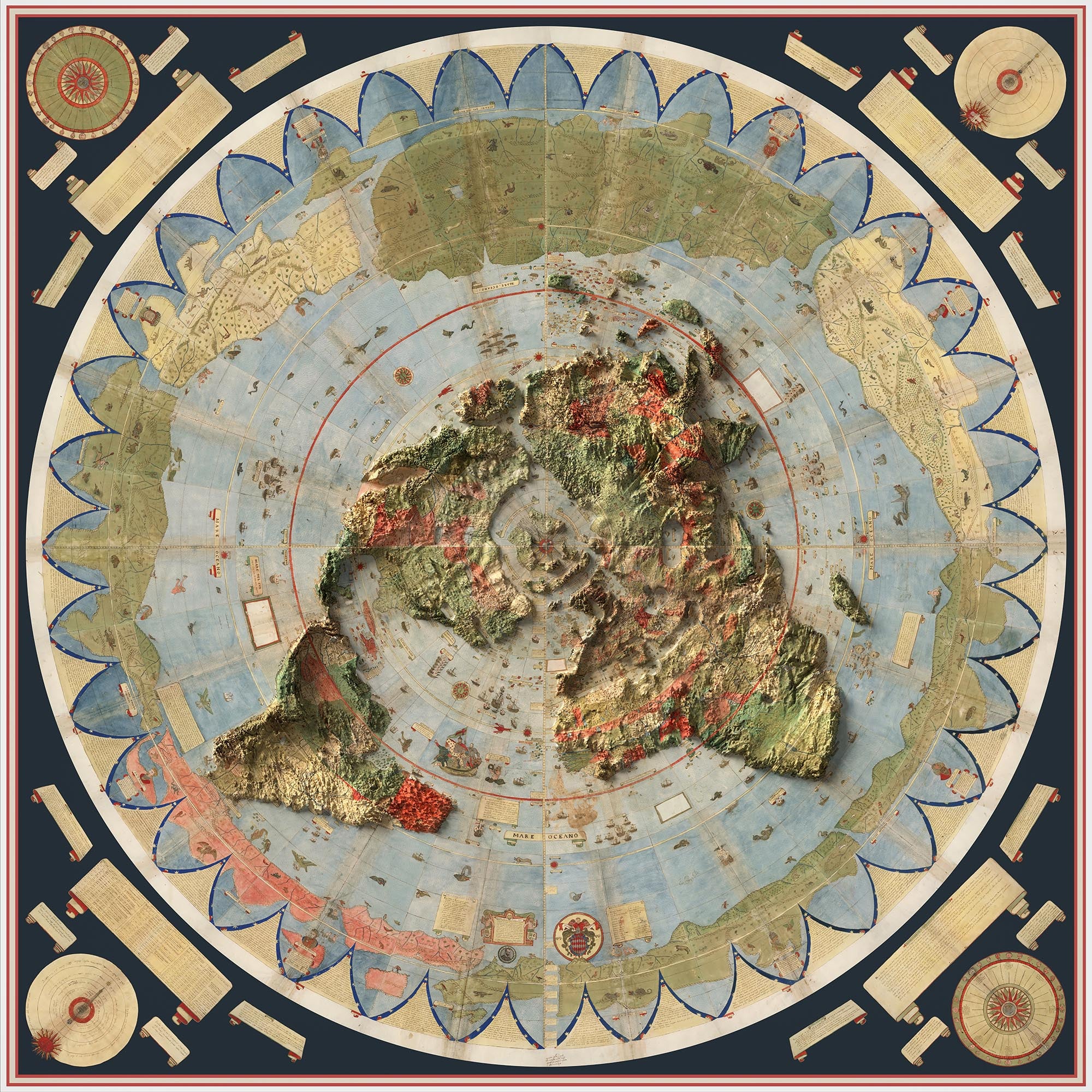 Image showing the difference between an Original map and a map that has undergone the Unique 3D transformation