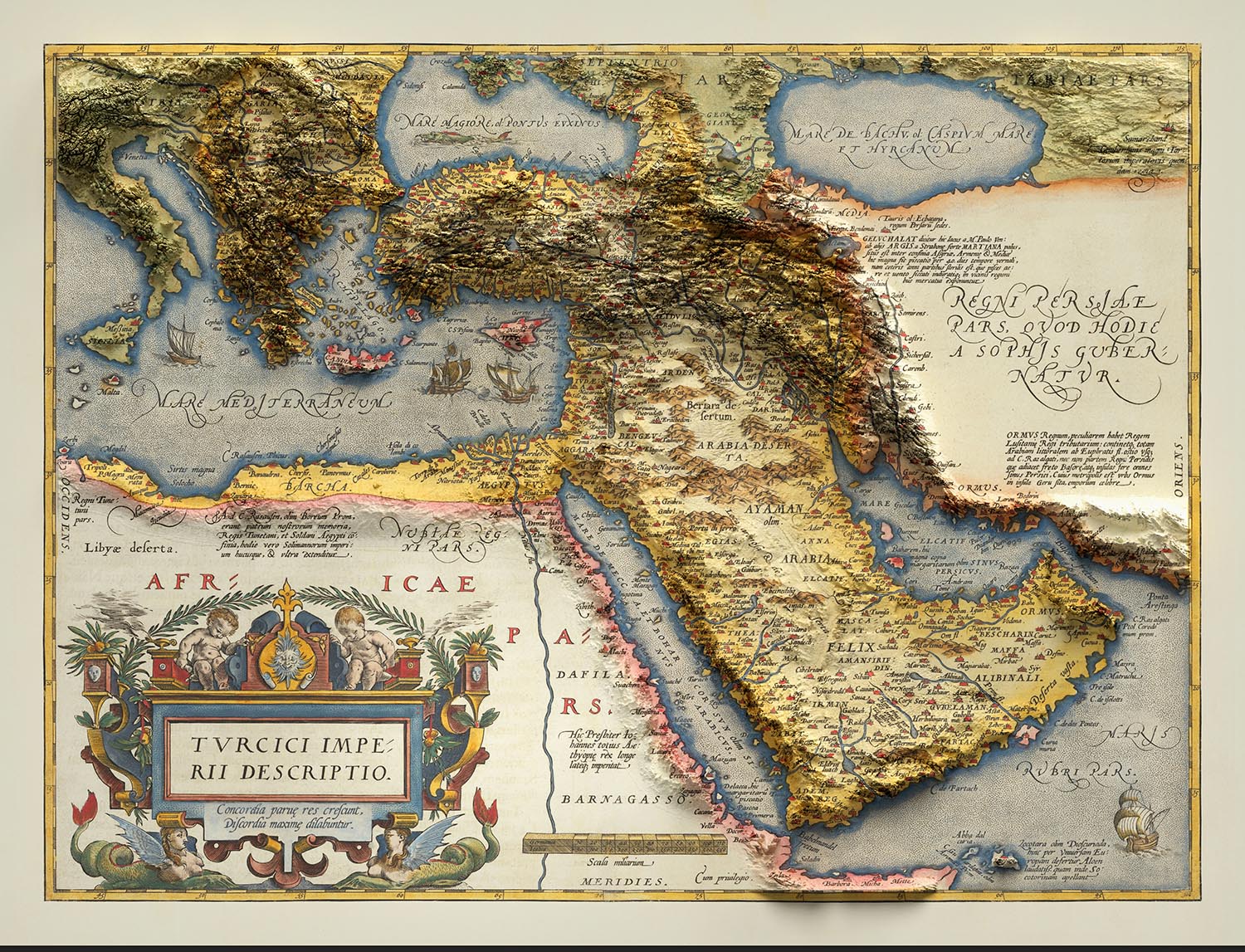 Image showing the difference between an Original map and a map that has undergone the Unique 3D transformation