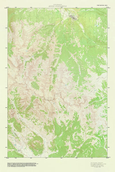 This is what standard USGS Topo maps look like, before we've used the Unique 3D process.