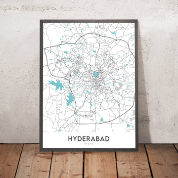 Plan de la ville moderne d&
