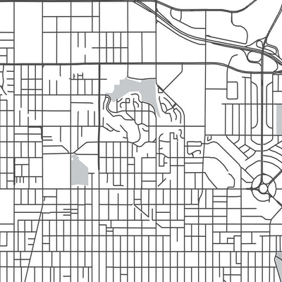 Moderner Stadtplan von Long Beach, Kalifornien: Innenstadt, Aquarium, Pike Outlets, Queen Mary, Shoreline Village