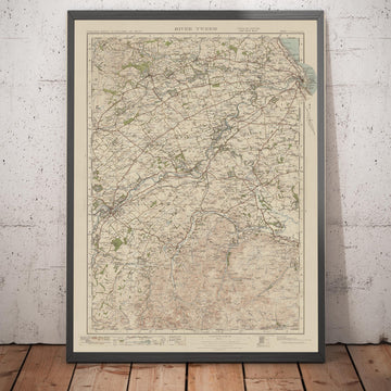 Old Ordnance Survey Map, Sheet 1 - River Tweed, 1919-1926: Coldstream, Kelso, Berwick-upon-Tweed, Duns, and Kirknewton