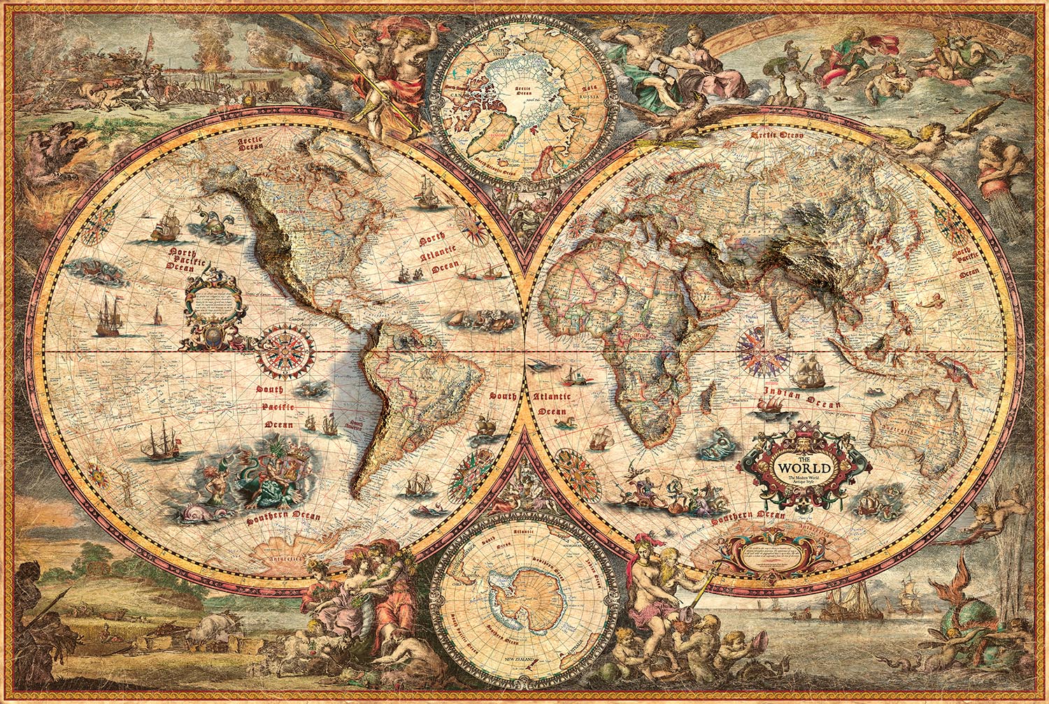 Image showing the difference between an Original map and a map that has undergone the Unique 3D transformation