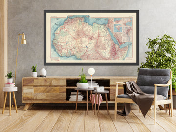 Mappa antica del Nord e dell&