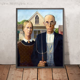 Gothique américain par Grant Wood, 1930