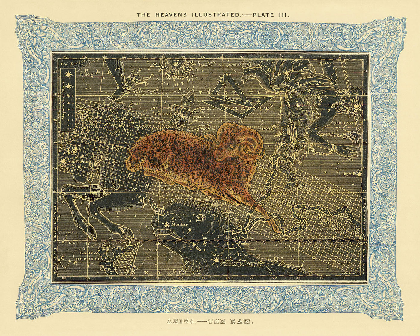 Aries, The Ram by Duncan Bradford, 1837