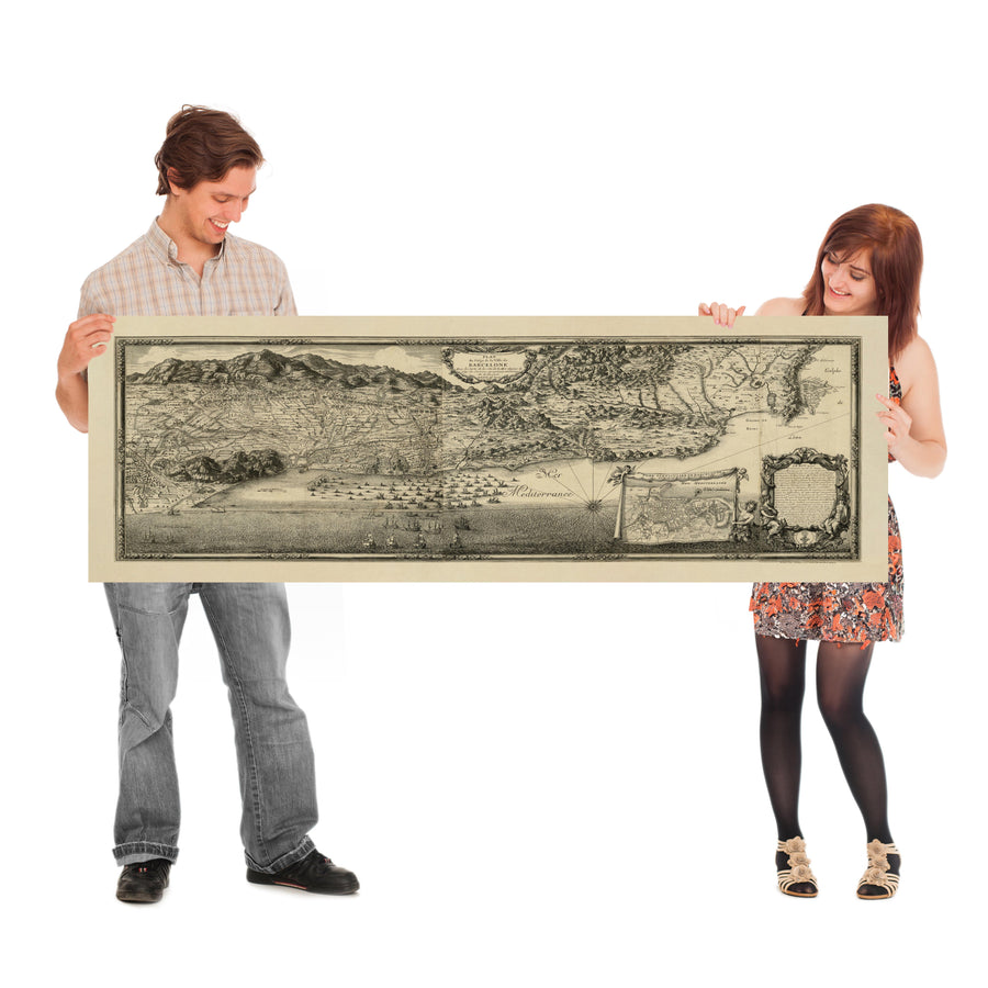 Siège français de Barcelone par Beaulieu, 1697 : Montjuïc, Forces navales, Camps français 