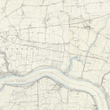 Mappa antica personalizzata di Barking e Dagenham 