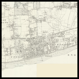 Personalised Old Map of Worthing