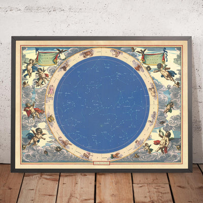 Personalised Old Star Map: Custom Celestial Chart for Specific Date, Birthday, Anniversary