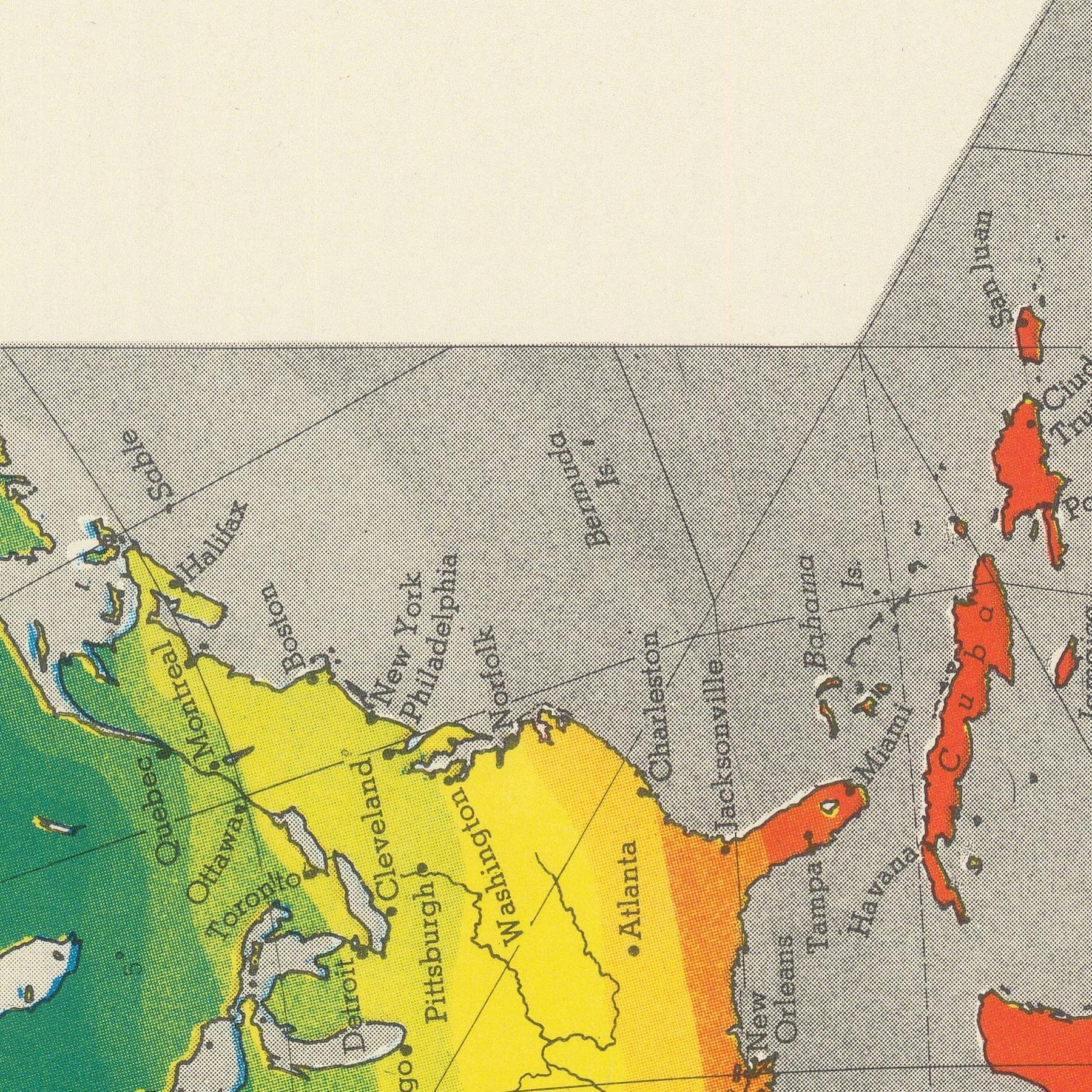 Dimaxian Map Old Dymaxion Airocean World Map by Buckminster Fuller, 1954: Icosahedr ...