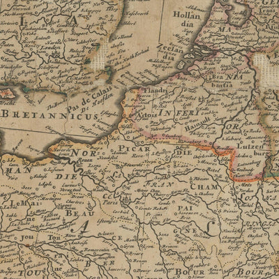 Massive Old Map of Europe by Visscher, 1677: Triple Alliance, Capital City Views