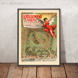 Pierrefitte Travel Poster: Lotissement du Parc et du Château by Établissements Minot, 1903