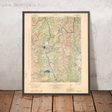 Old Map of Leadville, Colorado by USGS, 1942 – Mount Elbert, Mount Massive & Twin Lakes