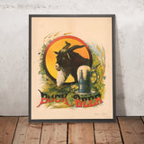 Vintage Bock Beer Poster, 1885