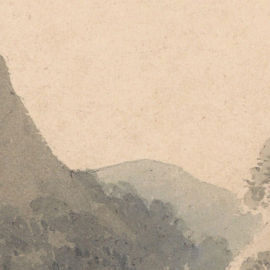 Cascata di Lodore, Cumberland di Turner, 1800 
