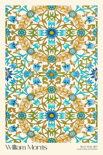 Blue Vine de William Morris, 1877 