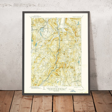 Old Map of Cornwall, Connecticut, 1903 by USGS – Lakeville, Salisbury & Sharon