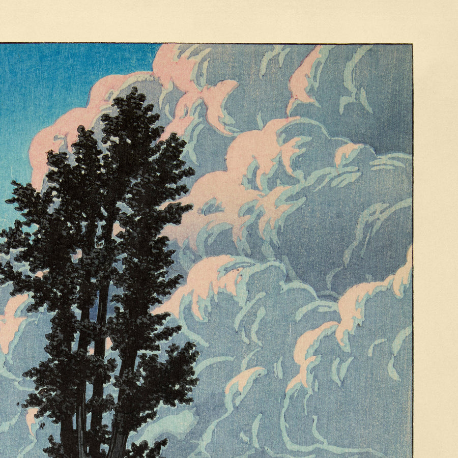 Kanda Myojin Shrine by Hasui Kawase 1935