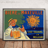 Bière de Maxéville Vintage Beer Poster, 1912