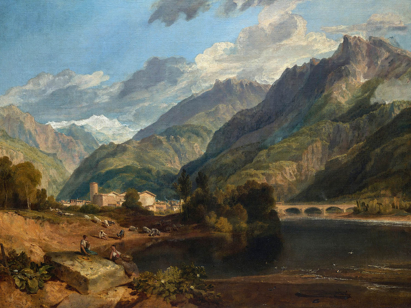 Bonneville, Savoy von Turner, 1803 