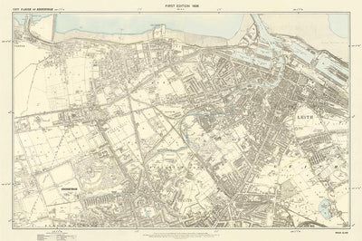 Personalised Old Map of Walsall