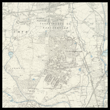 Mappa Antica Personalizzata di Farnborough 