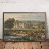 Ansicht von Hampton Court Castle, Herefordshire, aus dem Südosten von Turner, 1806 