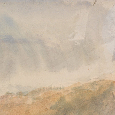 Crichton Castle (Mountainous Landscape with a Rainbow) by Turner, 1818