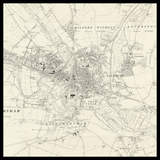 Personalised Old Map of Salisbury