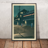 Distretto di Soemoncho a Osaka di Hasui Kawase, 1935 