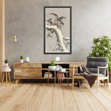A framed image of 