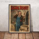Cognac Bisquit Vintage Cognac Poster, 1903