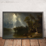 Passing Storm over the Sierra Nevadas by Albert Bierstadt, 1870