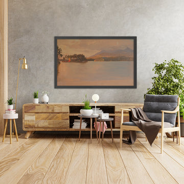 A framed image of 