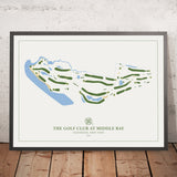 The Golf Club at Middle Bay: Modern Golf Course Map