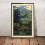 Lake Placid Travel Poster: Adirondack Mountains (New York Central Lines) by Walter L. Greene, 1920
