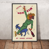 Buvez mon vin Vintage Wine Poster by Dransy, 1930