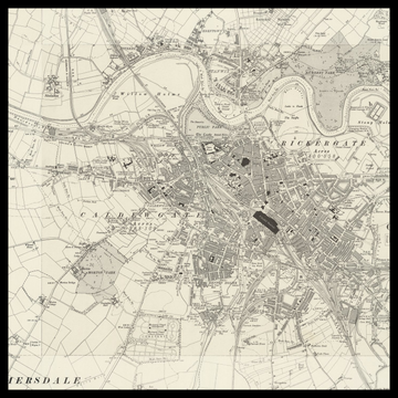 An old Ordnance Survey map of Carlisle