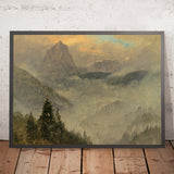 The Hochkalter, near Berchtesgaden by Frederic Edwin Church, 1868